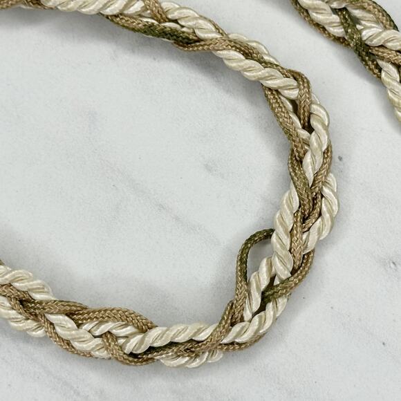 Chunky Beaded Rope Tie Belt Boho Festival Tassels Statement ✨ - Picture 13 of 15